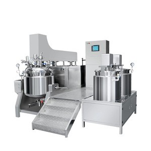 food standard mirror polishing vacuum pump mayonnaise emulsifying machine ketchup mixer for food production