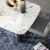 Import foshan furniture dining room set dinning table set marble dining table with 6 chairs from China