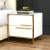 Import Foshan luxury furniture wooden white bedside table nightstand modern bedroom set night table for bedroom from China