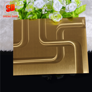 Foshan Supplier Cold Rolled Laser Stainless Steel Plate/3D Laser Stainless Steel For Wall