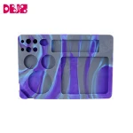Free Sample Silicone Isolation zone Tray with Non-Stick Container for Smoking Weed Accessories Dabs Tool