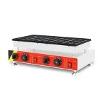 Free Shipping 50 Pcs Commercial Use 110V 220V Dutch Pancakes Maker Non-Stick Poffertjes Maker Machine Mini Waffle Baker