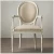Import french louis furniture round back ash wood fabric vintage dining chairs from China