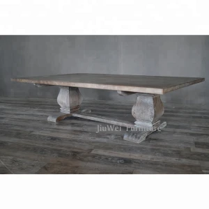 French style home furniture wooden dining table/long dining table