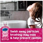 Freshening Breath Clinical Strength Kids Anti-Cavity Fluoride Rinse Bubblegum Blowout Children's Mouthwash For Teeth Whitening