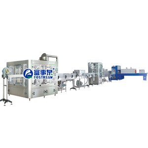 Full Automatic Washing Filling Capping 3IN1 Small Bottle Mineral Water Factory Project