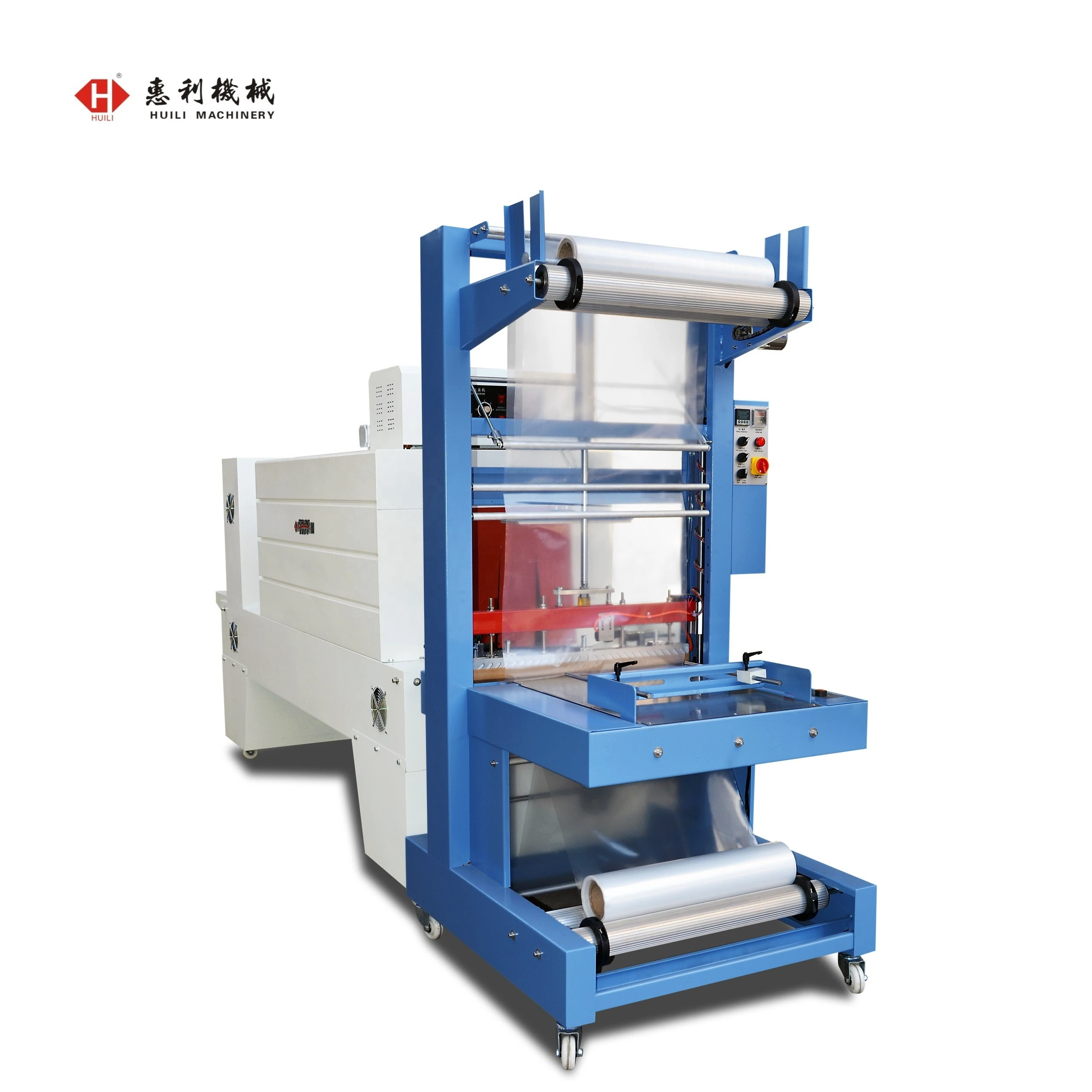 Full automatic water bottle shrink packing machine PE shrink film sleeve wrapper