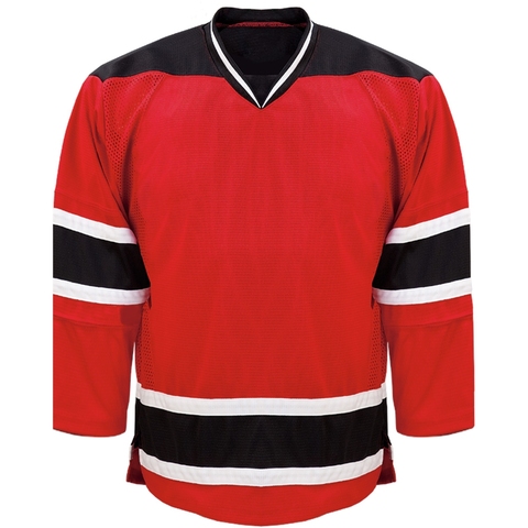 Full Plain Jersey Ice Hockey Uniform Wear Custom Logo Printing
