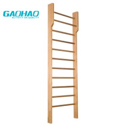 Gaohao gymnastic single wooden wall bar wooden bars for gymnastic club