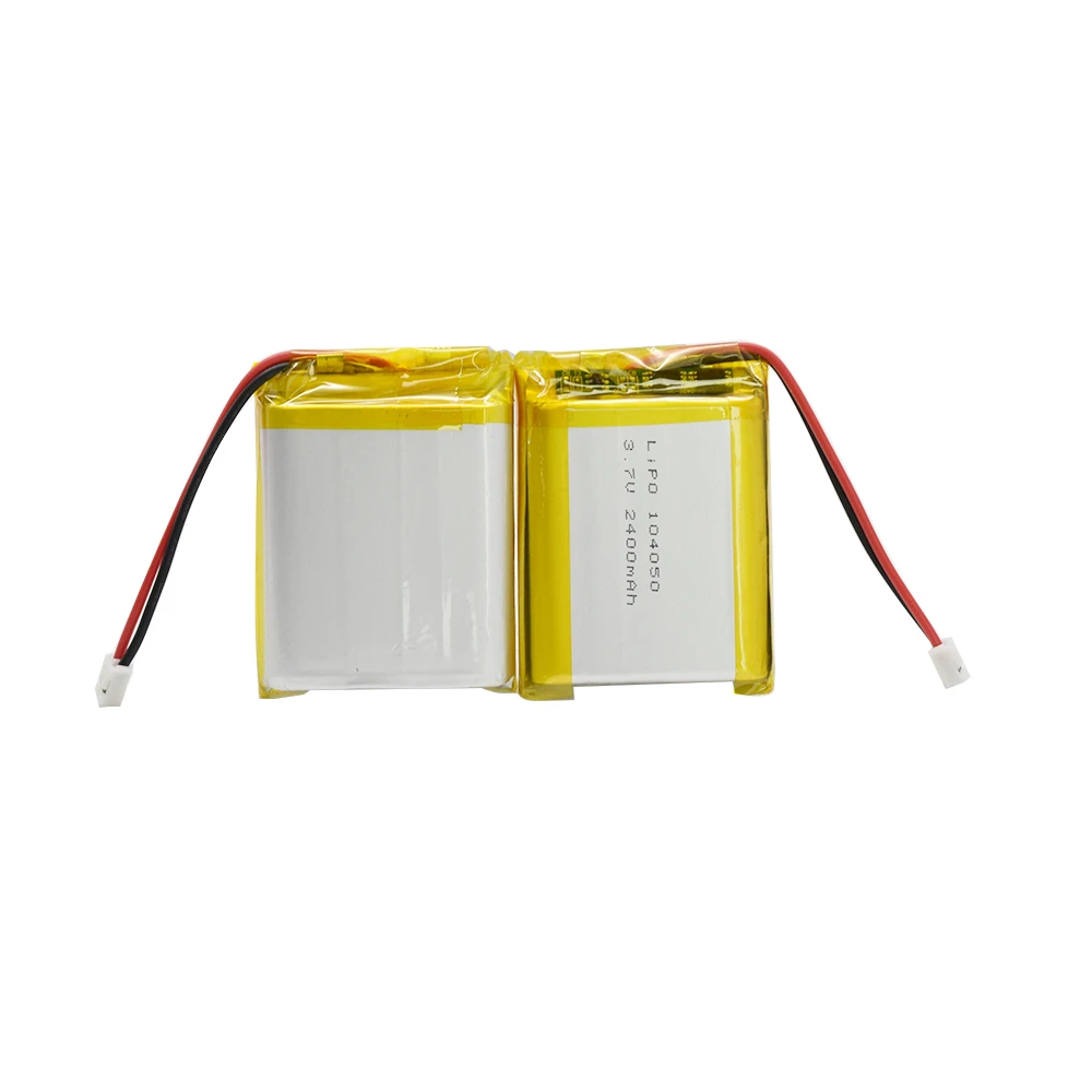 GEB Standard lipo battery 3.7V 2400mah 104050 rechargeable Lithium polymer battery Flat battery Pouch Cell