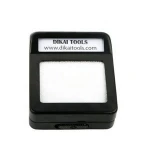 GemTrue - Luxury Loose Diamond Display Boxes Metal Jewelry Display Boxes Gemstones Display Boxes with Cushion DK21671
