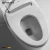 Import Germany brand round one piece water saving intelligent toilet bowl C21118W-3A from China