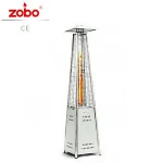 Glass Tube Flame Pyramid Gas Patio Heater