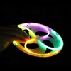 Glowing flying disc, four 8&#x27;&#x27; glow sticks, one flying disc