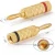 Import Gold 4mm male banana plug connector for speaker from China