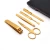 Import Gold Plated Stainless Steel Manicure Tools Set With Portable Case from China