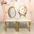 Import Gold stainless steel carved backrest wedding event banquet import chairs from China