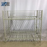good price heavy duty iron sofa bunk bed metal steel triple bunk bed for school students dormitory apartment