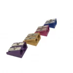 Good quality  hot sales   double hole stainless metal  Pencil Sharpeners for office and school
