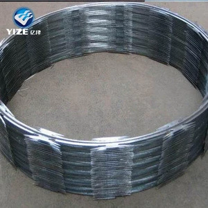 good selling cheap Dipped galvanized bto-28 22 30 cbt 65 60 concertina razor barbed wire