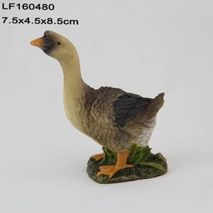 goose outdoor garden decor in resin crafts, japan resin ornaments animal figurine goose decoration craft