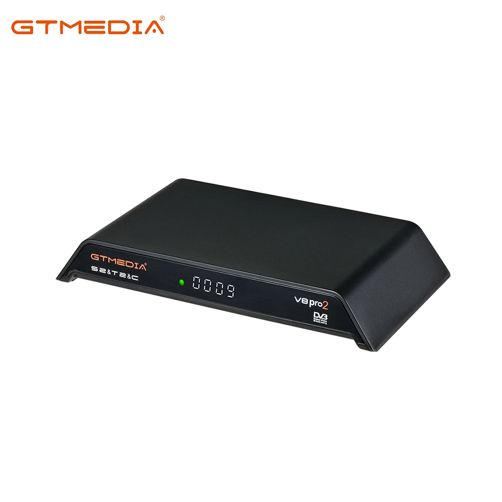 GTMEDIA V8 PRO2 H.265 Satellite TV Receiver HD 1080P DVB S2+T2+Cable/ISDB-T Built-in WiFi Double Tuner Free to Air TV Box