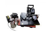 Guangzhou factory heat press machine transfer 8 1 for printing t-shirt/plate/cap/cup/mug