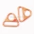 Import Handbag Accessories Triangle Metal Ring Buckle For Bag Strap from China