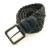 Import handmade braided western jeans belt knitted leather and fabric belts from China