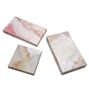 Handmade marble empty magnetic eye shadow/eyeshadow palette case packaging  with mirror