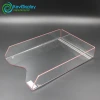 Handmade Transparent Plastic Desktop File Tray In A4 Size