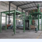 hanger chain continues type shot blasting machine, abrator, metal cleaning equipment