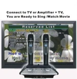 HDD MEDIA PLAYER With Button Control Microphone (KOD-100+MK-100)