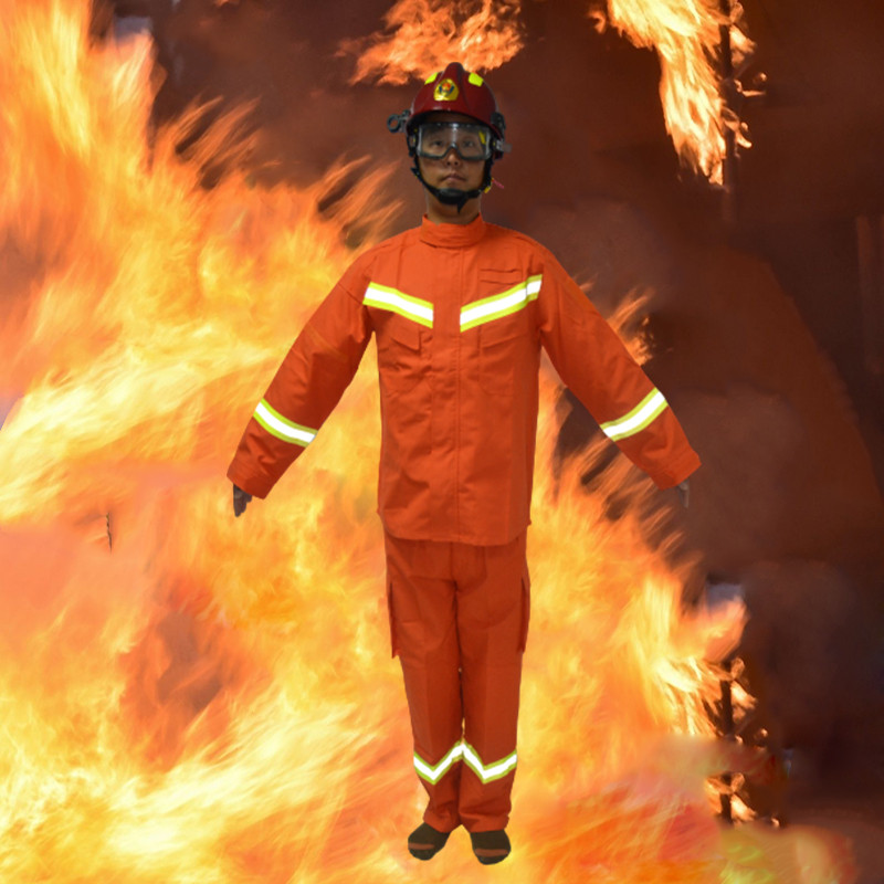 Buy Heat Resistant Firefighter Suits Adjustable Fireproof Clothing Suit ...