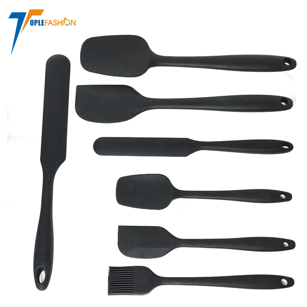 Heat Resistant Non-Stick silicone cake cream butter spatulas sets kitchen brush cooking utensils sets