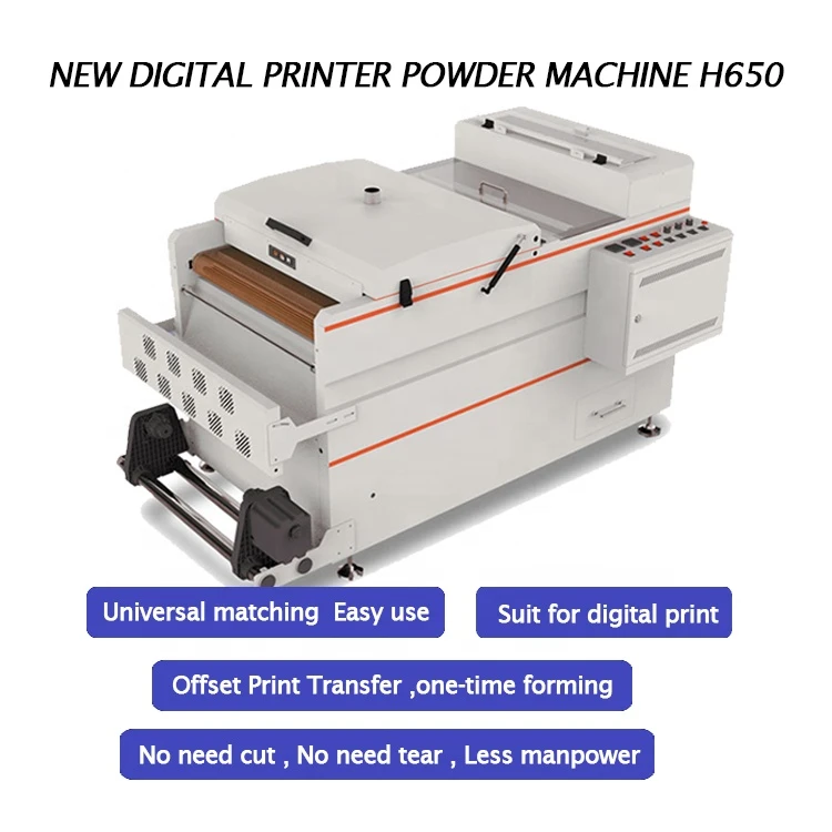 Heat Transfer Printing PET Film Vinyl White Ink Jet Machine Supplier 60cm Digital Inkjet DTF Printer