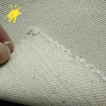 Heavy high quality high density cotton canvas fabric natural white grey oil filter cloth