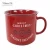 Import HG86-197 promotional Christmas gift design red vintage 14OZ mug enameled wholesale price ceramic cup enamel from China