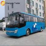 Higer 60 Seater New Colour Design Luxury Tour Coach Bus low price for Sale
