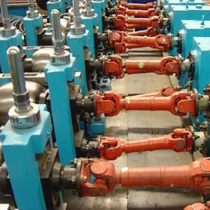 High accuracy steel tube production line erw pipe making machine