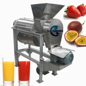High Capacity 1500-1800 Kg/H Screw Press Juicer Extractor Machine