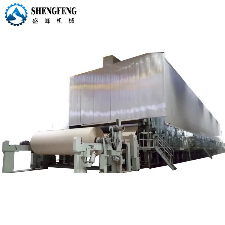 high capacity kraft liner paper product making processing machine