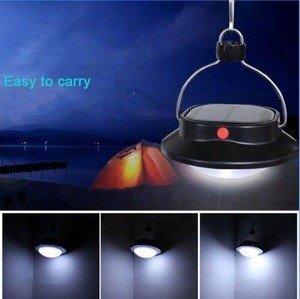 High efficiency solar LED rechargeable emergency light portable