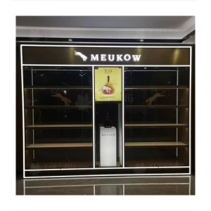 High-End Wooden Wine Cabinet Display Cabinet Is Used To Display Tea Wine Red Wine Wood Display Case