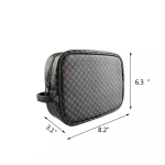 HIGH Luxury Hard Case Women Travel hanging travel toiletry bag,LATTICE beauty bag