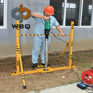 High Performance High Speed Rock Small Bore Hole Drilling Screw Electric Pile Driver Machine
