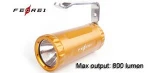High power yellow beam rechargeable diving searchlight W160A