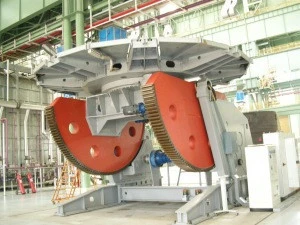 High quality automatic head and tail stock tilting and rotary welding tables positioner with loading capacity up to 400T