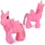 Import High quality beautiful long hair 18cm tall horse toy and colorful  unicorn plastic toy figure from China