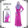 High quality fancy simple ethnic clothing long dress muslim